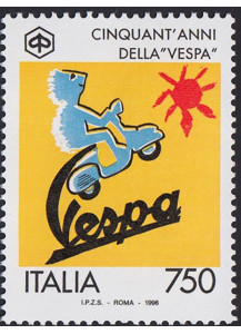 1996 - Cinquant'anni della Vespa Lire 750 Nuovo